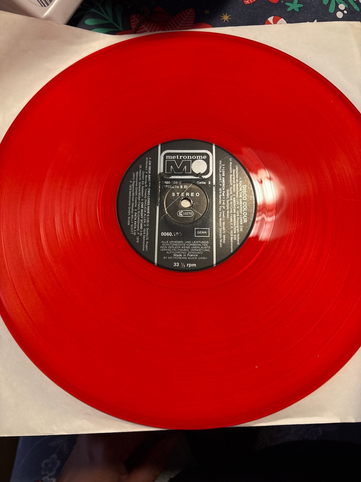 Disco Colour - Diverse Artiesten (Rode Vinyl LP), LP, Pop, Colored vinyl, Ophalen of Verzenden