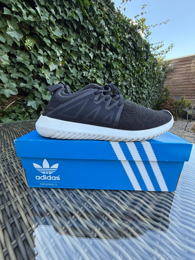 Adidas Tubular Viral 2 W sneakers | zwart | Maat 40 2/3, Ophalen of Verzenden, Gedragen, Zwart, Sneakers of Gympen
