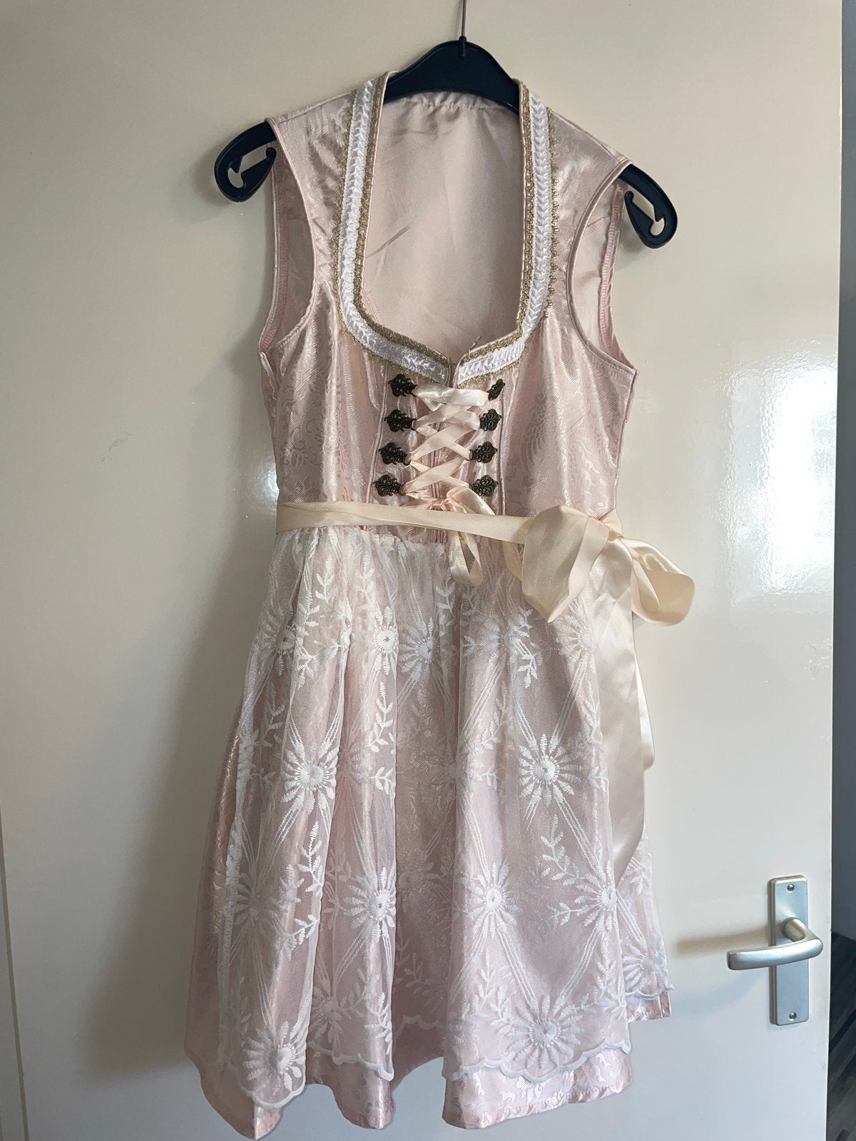 Roze Dirndl - Maat 36, Kleding | Dames, Ophalen of Verzenden, Zo goed als nieuw, Maat 36 (S), Roze