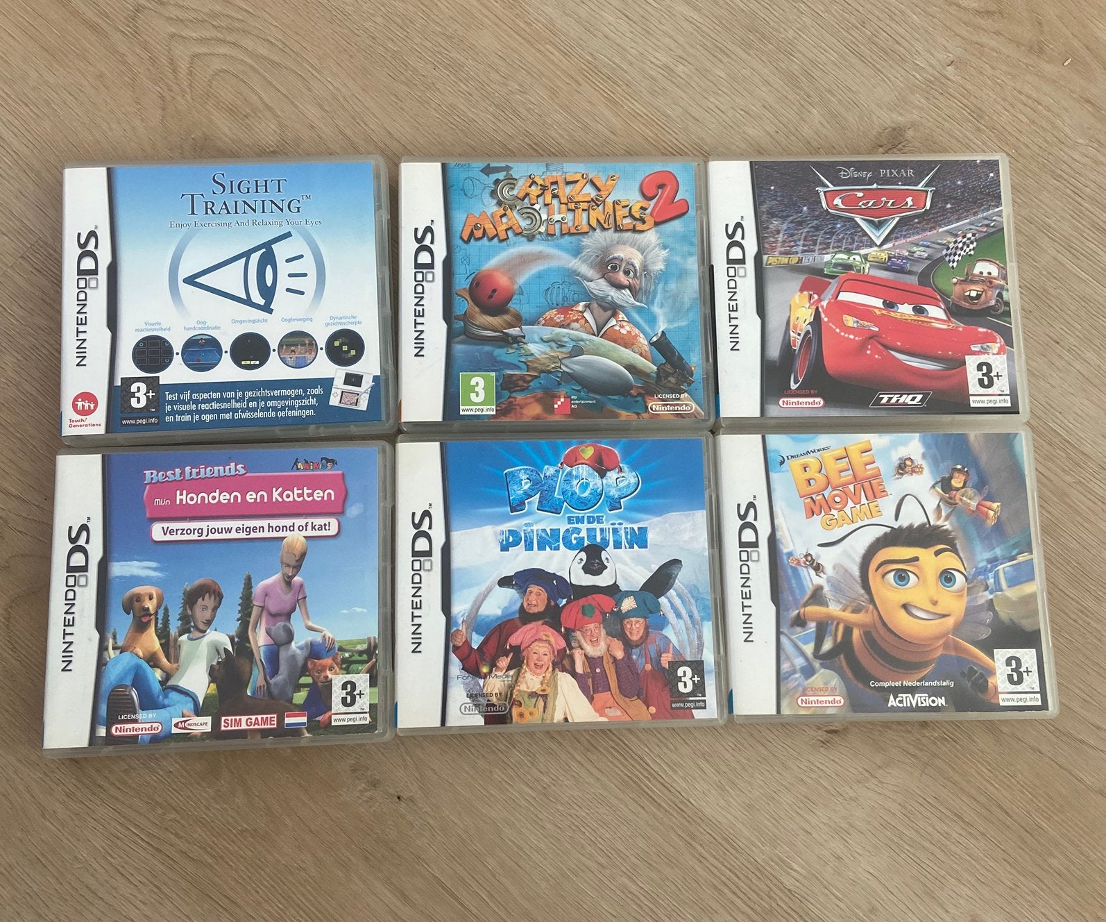 Nintendo DS Spellen - Cars, Bee Movie, Honden en Katten etc., Gebruikt, Overige genres, 1 speler, Ophalen of Verzenden