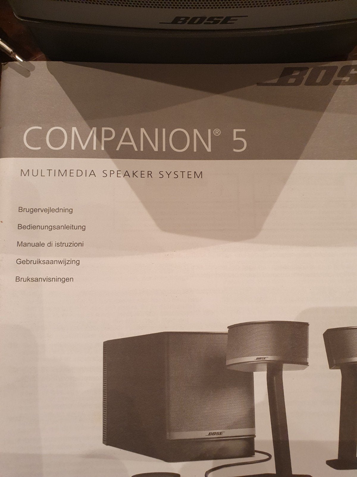 Bose Companion 5, Verzenden, Zo goed als nieuw, Overige