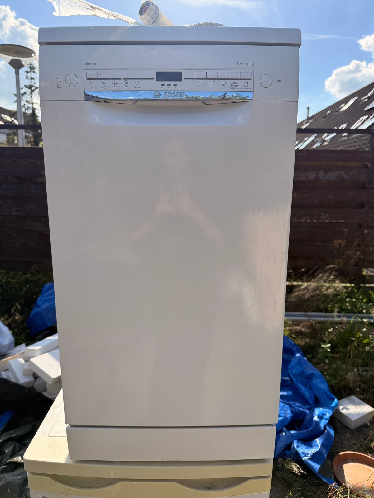 Bosch Serie 2 vaatwasser 45 cm wit