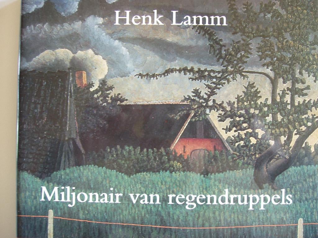 Henk Lamm. Miljonair van regendruppels., Ophalen of Verzenden, Zo goed als nieuw, Peggie Breitbarth, Schilder- en Tekenkunst