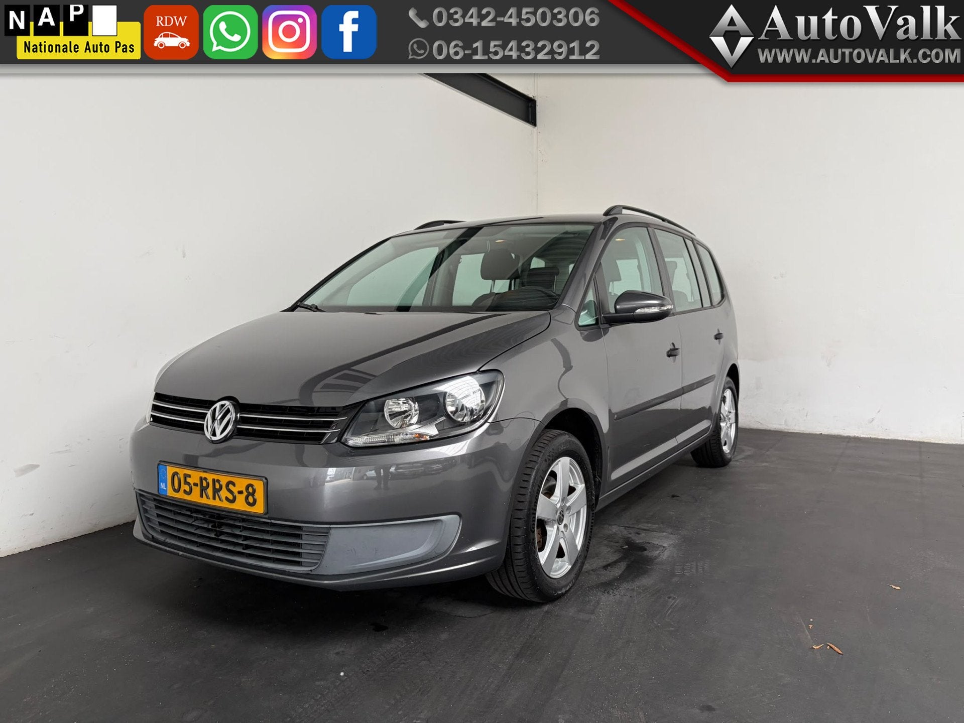 Volkswagen Touran 1.2 TSI Trendline BlueMotion. Trekhaak!, Euro 5, 730 kg, Gebruikt, 4 cilinders