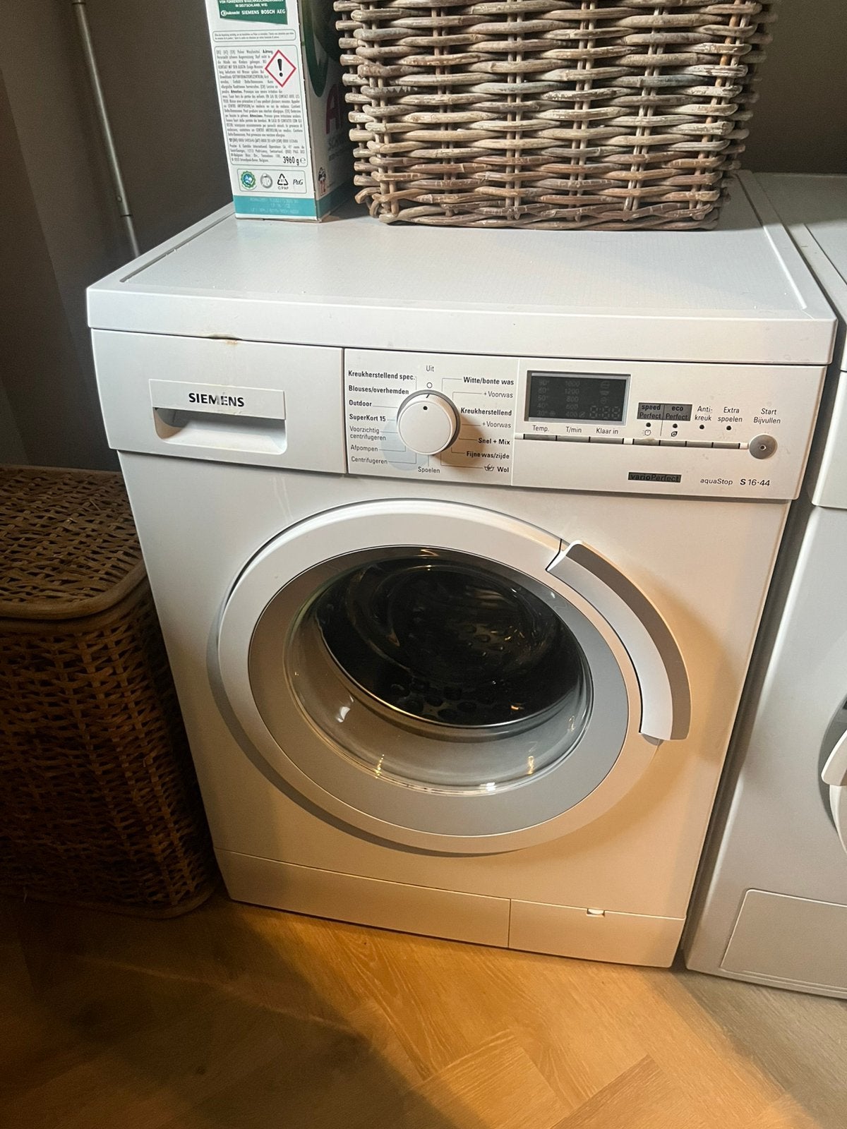 Siemens wasmachine S16-44, Ophalen, Gebruikt, 85 tot 90 cm, 1200 tot 1600 toeren