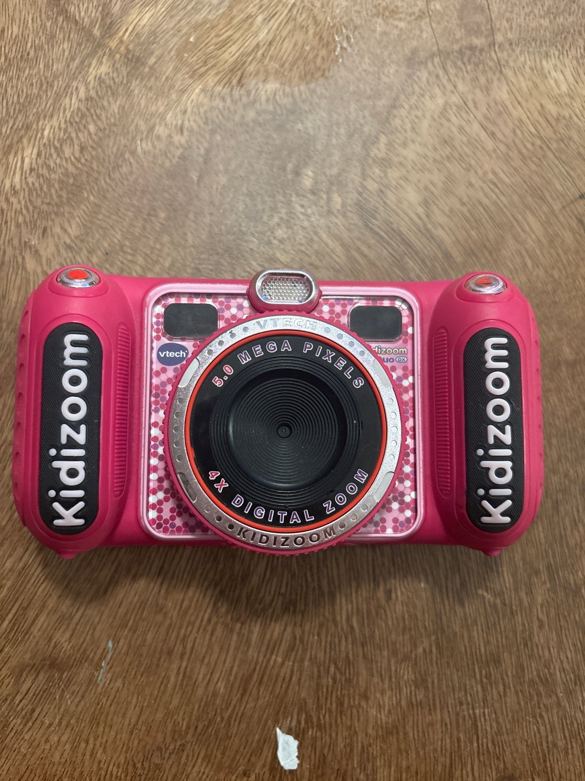 VTech Kidizoom Duo DX - Roze kindercamera met tas, Gebruikt, Ophalen of Verzenden, Kindercamera, Geen optische zoom