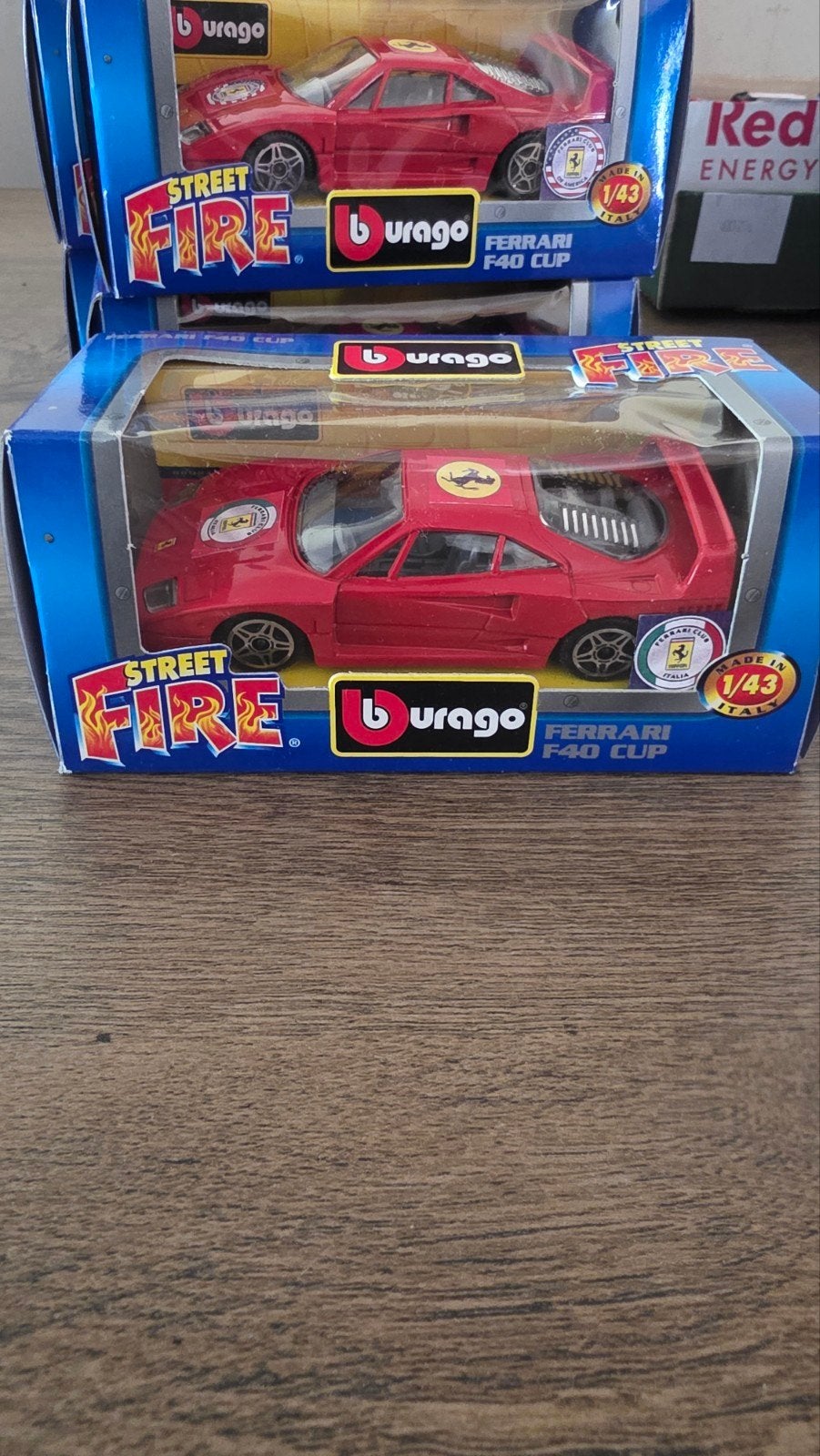 Zeldzame Bburago Ferrari F40 1:43 Ferrari Club Italië, Ophalen of Verzenden, Nieuw, Auto, Overige merken
