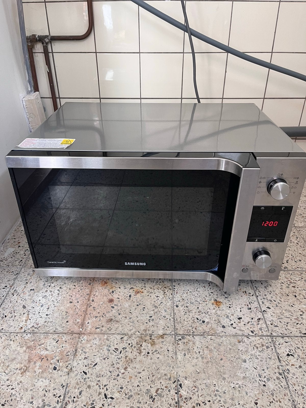 Samsung MC455TBRCSR Combi Oven Magnetron 45L, Witgoed en Apparatuur, Ophalen, Combimagnetron, Gebruikt, 60 cm of meer