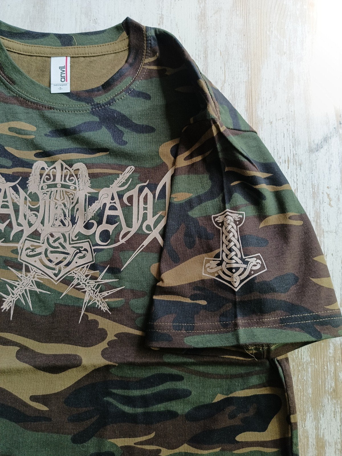 Graveland - Will Stronger Than Death T Shirt maat S, Ophalen of Verzenden, Nieuw, Groen