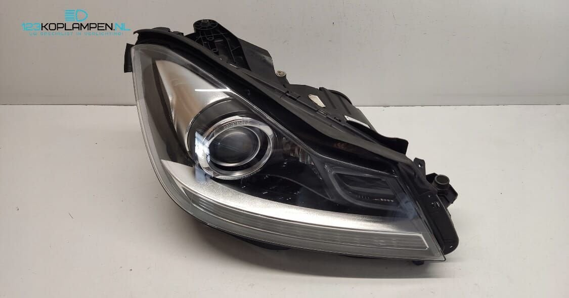 Mercedes C Klassa W204 Facelift Xenon koplamp rechts, Gebruikt, -, Ophalen of Verzenden, -