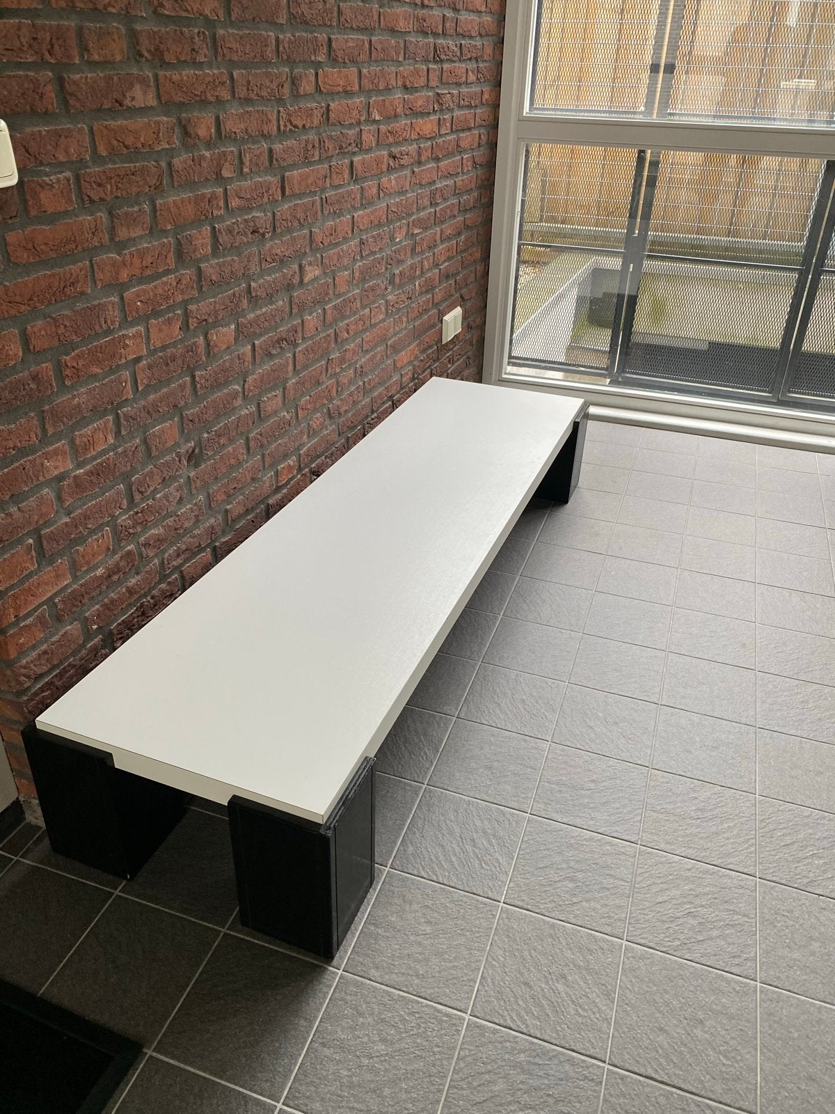 Jaren '70 Bijzettafel - 180x50x30 cm, Ophalen, Minder dan 45 cm, Gebruikt, 75 cm of meer