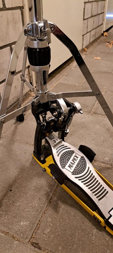 Mapex Janus Hihatstand met dubbelbass functie, Ophalen of Verzenden, Gebruikt, Overige merken