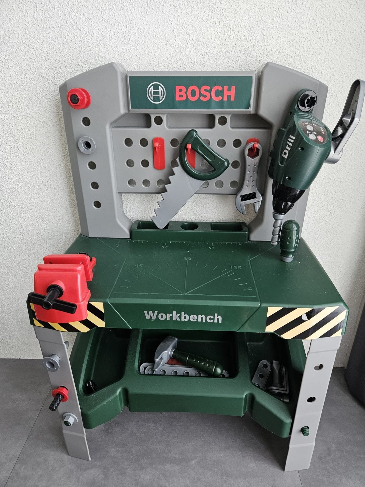 Bosch Kinder Werkbank met Gereedschap - Speelgoed, Ophalen, Zo goed als nieuw, Jongen of Meisje
