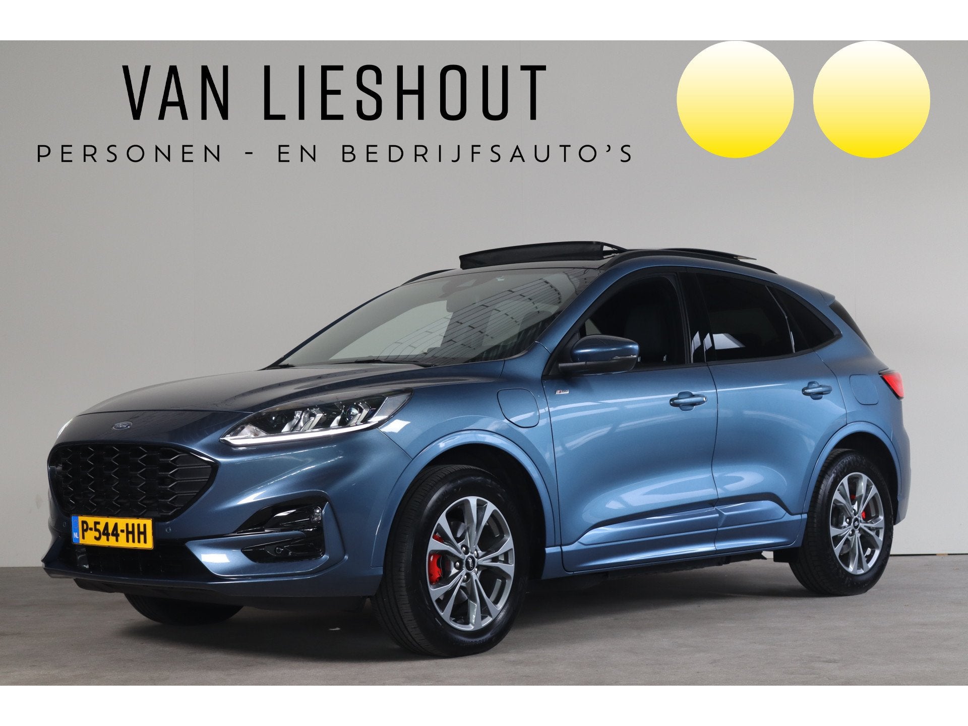 Ford Kuga 2.5 PHEV ST-Line NL-Auto! Panoramadak I Apple Car-, Auto's, 72 km, Gebruikt, Euro 6, 4 cilinders