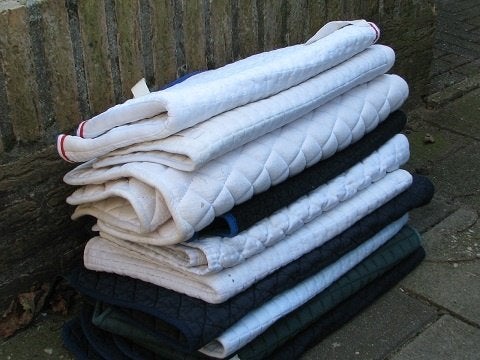 4 Paarden Dekjes., Ophalen of Verzenden, Gebruikt, Zadeldekje