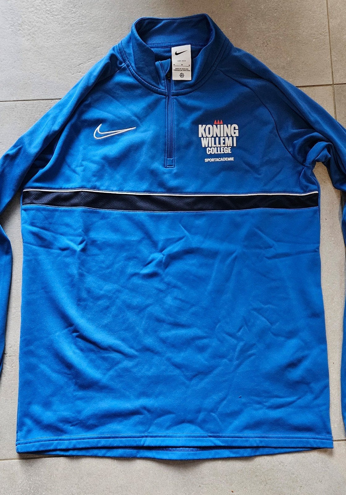 Tranings sweater van Koning Willem 1 College  sportacademie, Ophalen of Verzenden, Nieuw, Blauw, Algemeen