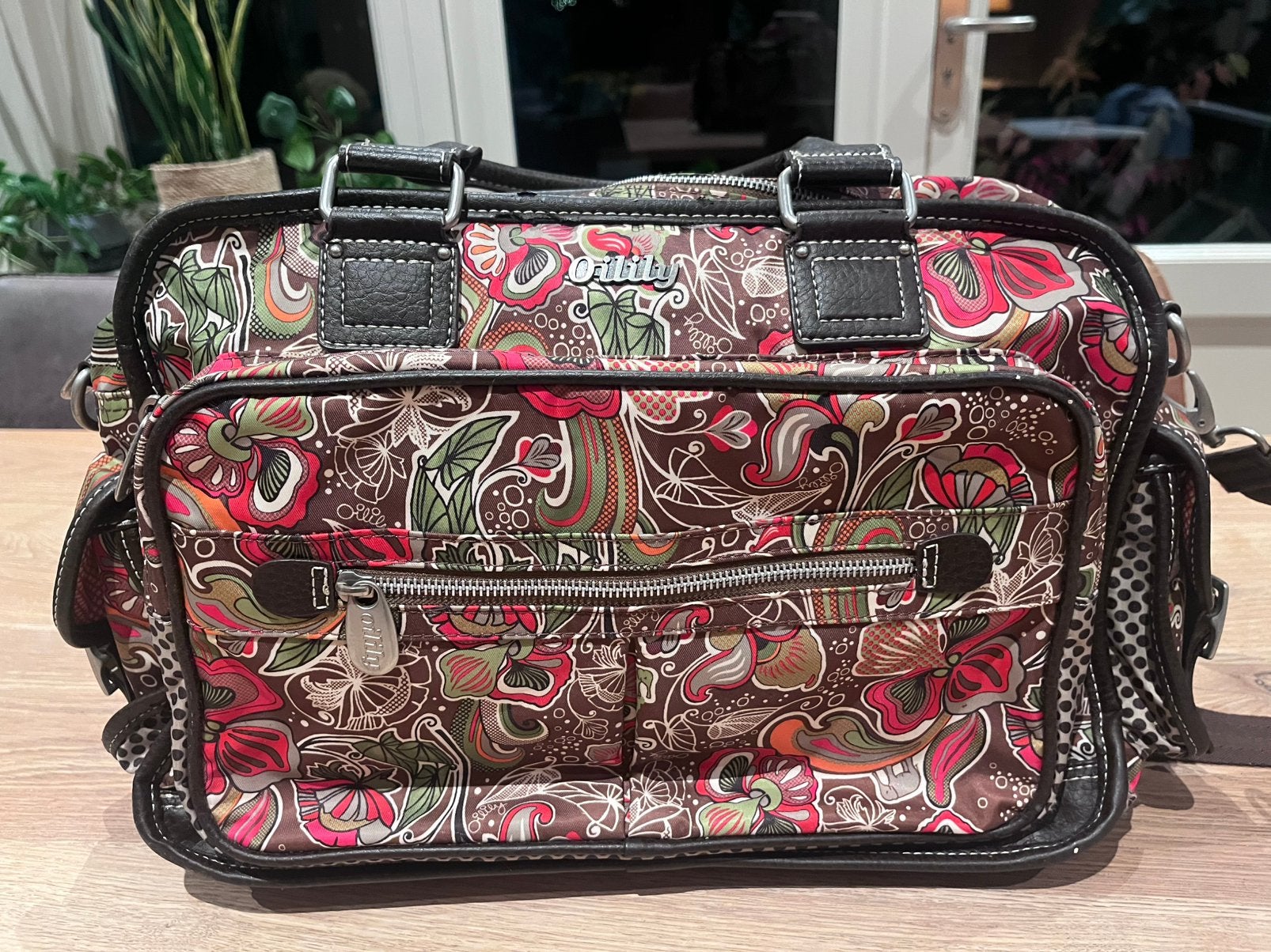 Oilily laptop/schooltas, Ophalen of Verzenden, 17 inch of meer, Zo goed als nieuw, Trolleytas