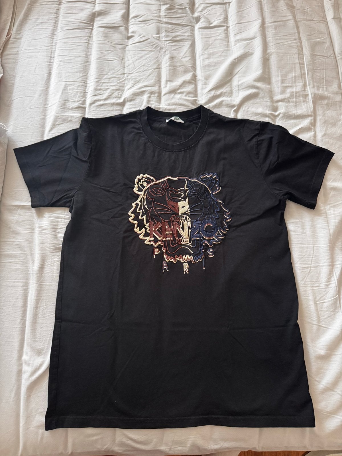 Kenzo Heren T-shirt Maat L - Goede Staat, Ophalen of Verzenden, Gedragen, Maat 52/54 (L), Zwart