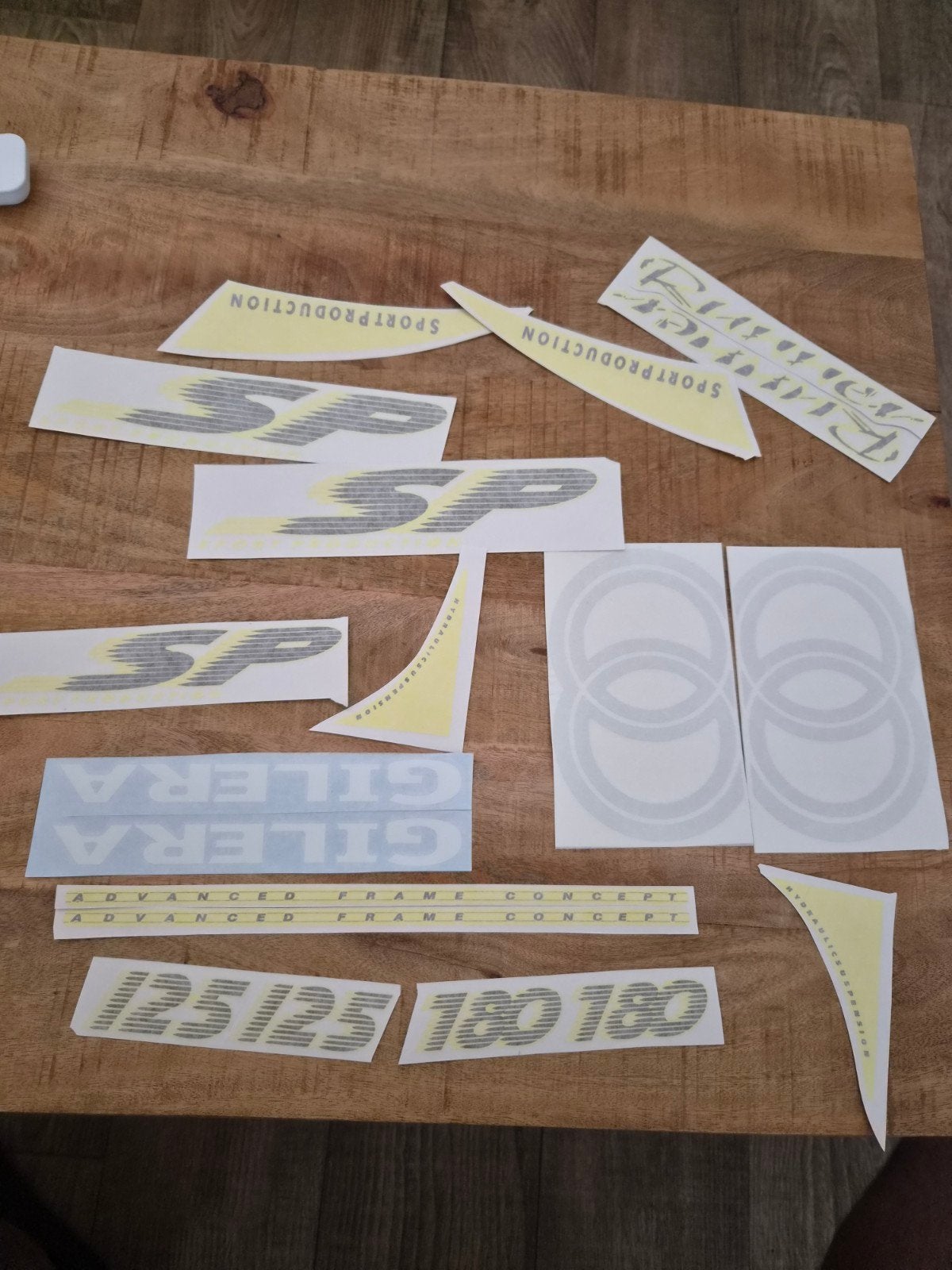 Gilera Runner SP 125 180 Gele Stickerset, Ophalen of Verzenden
