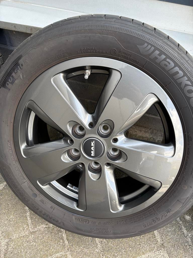 Set 16” Mini F56 velgen met goede banden en sensoren, Auto-onderdelen, Ophalen, Gebruikt, 16 inch, Banden en Velgen