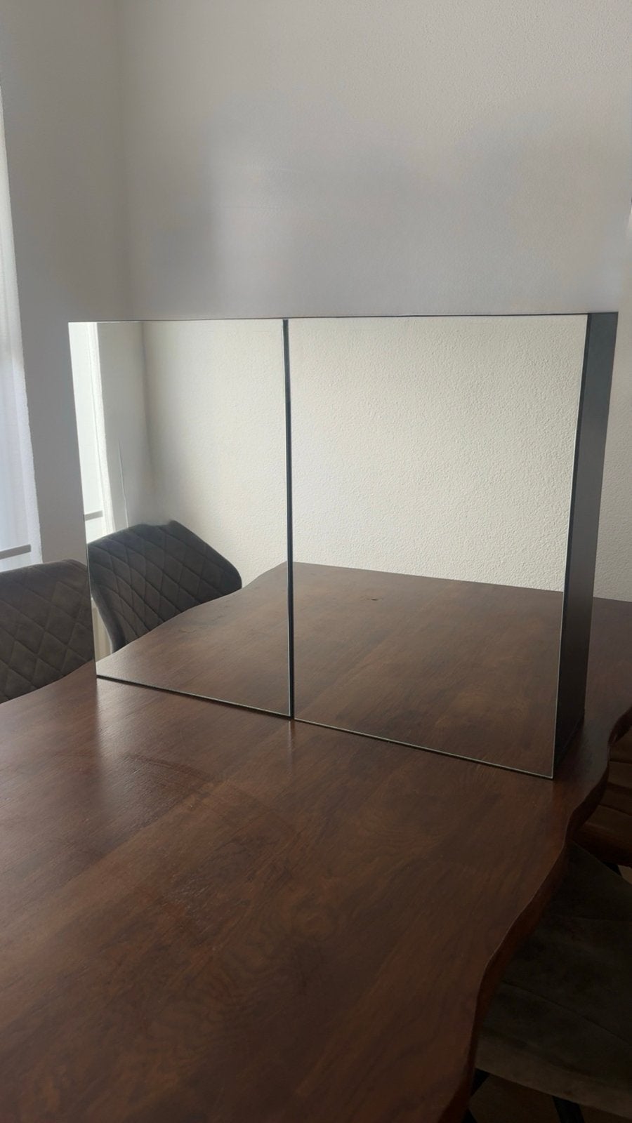Gloed nieuwe spiegelkast badkamer donkerbruin, Spiegelkast, Nieuw, Minder dan 25 cm, Minder dan 100 cm