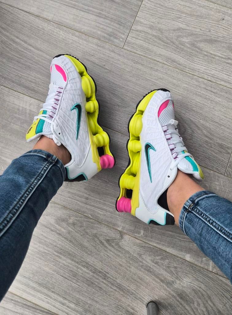 Nike Shox TL Wit/Neon - Maat 40, Kleding | Dames, Schoenen, Wit, Nike, Nieuw, Ophalen of Verzenden