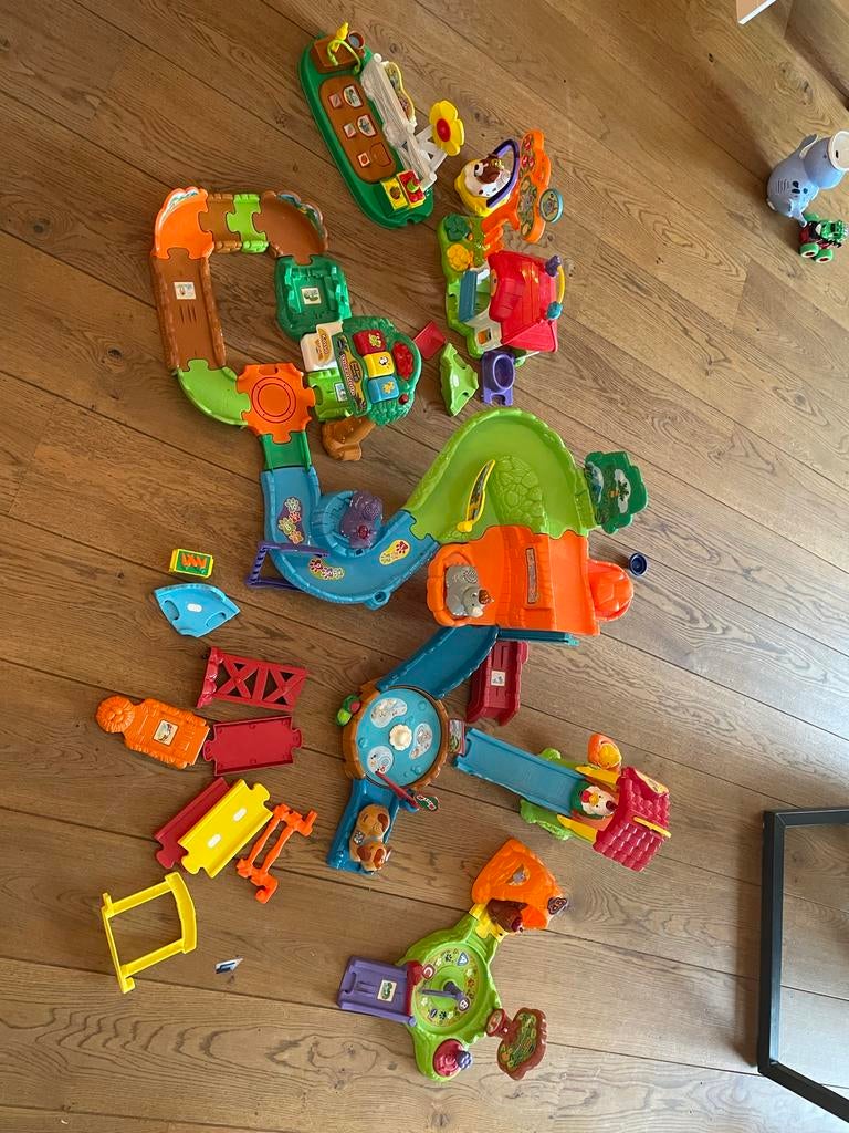 VTech Zoef Zoef Dieren Dierentuin & Kippenhok met 6 beestjes, Ophalen of Verzenden, Gebruikt, Jongen of Meisje