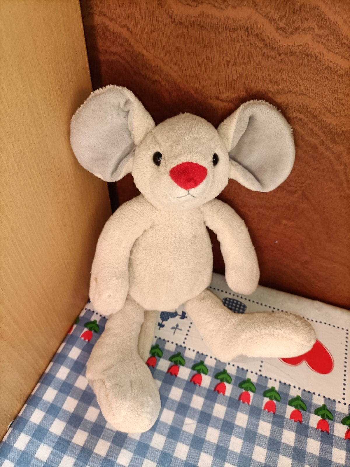 Toet de muis knuffel CliniClowns 33 cm groot, Ophalen of Verzenden, Zo goed als nieuw, Overige typen