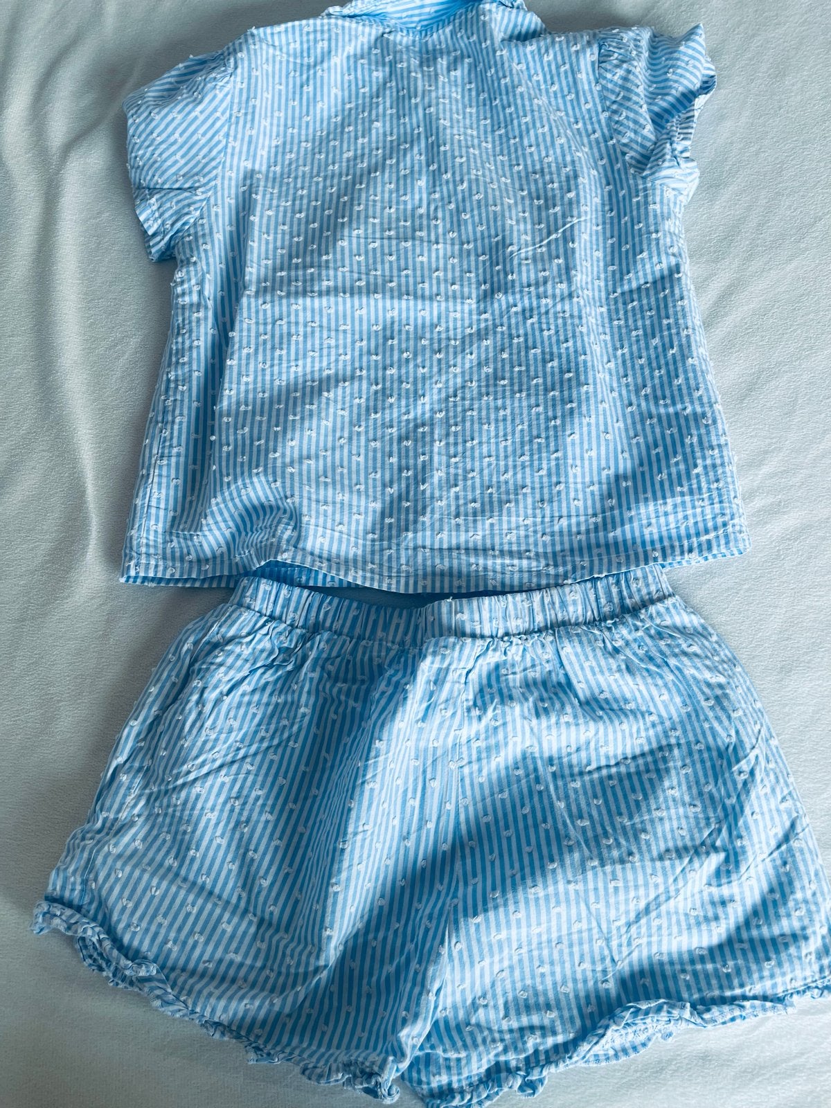 Primark gestreepte pyjama setje 6-7 jaar, Ophalen of Verzenden, Zo goed als nieuw, Meisje, Nacht- of Onderkleding