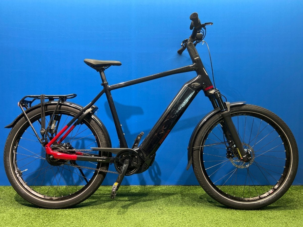 Koga Pace B10 625Wh Heren Panther Black/Sienna Red 56cm, Fietsen en Brommers, Elektrische fietsen, Gebruikt, -, -, -