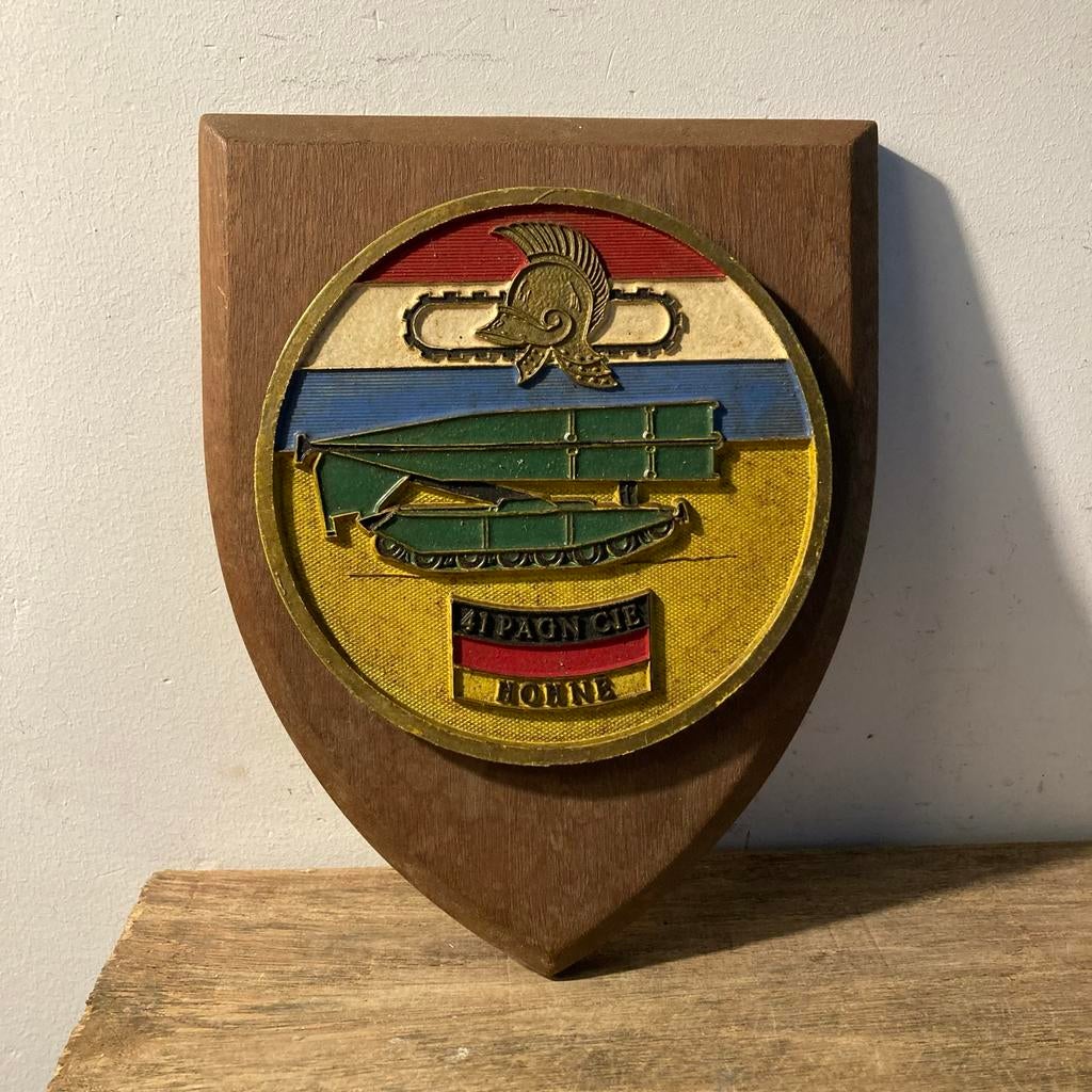 41 Pagn Cie Hohne Wandplaquette - Vintage Militaria Duitslan, Verzamelen, Militaria | Algemeen, Ophalen of Verzenden, Landmacht