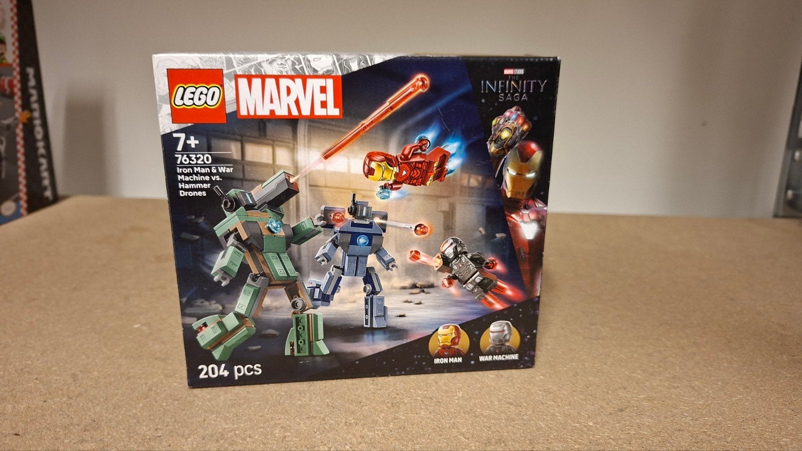 LEGO Marvel 76320 Iron Man & War Machine vs. Hammer Drones, Lego, Nieuw, Ophalen of Verzenden, Compleet