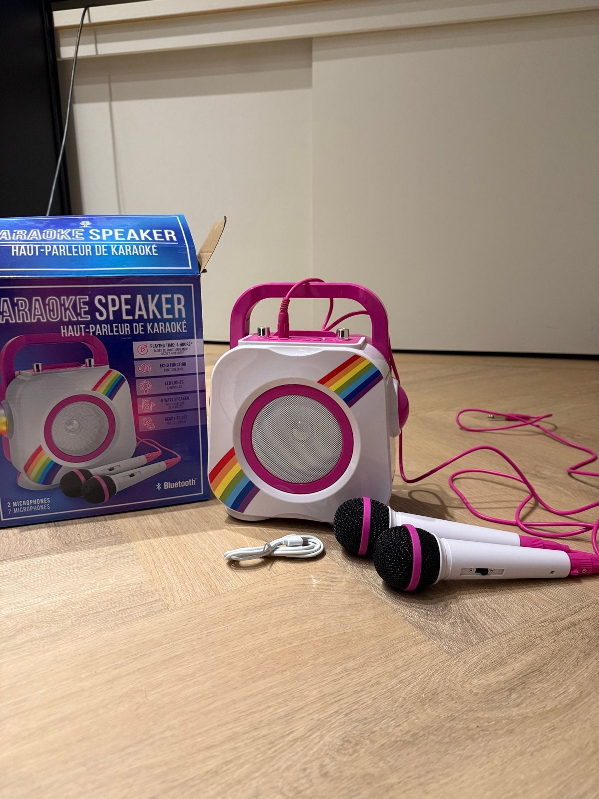 Karaoke speaker kids, Ophalen, Zo goed als nieuw, Complete set