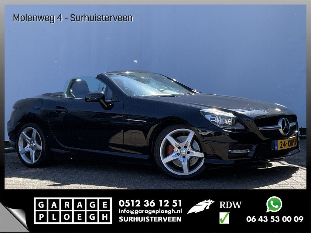 Mercedes-Benz SLK AMG line 200 Automaat Leer Pdc OrigNL Nav/, Auto's, Mercedes-Benz, Automaat, Euro 5, Gebruikt, 1370 kg