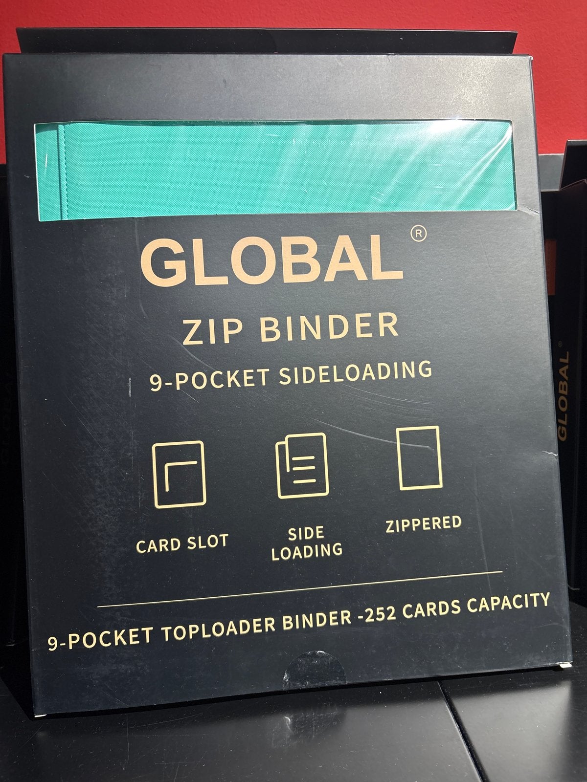Zip Binder 9-Pocket sideloading voor toploaders- 252 Kaarten, Ophalen of Verzenden, Nieuw, Overige typen
