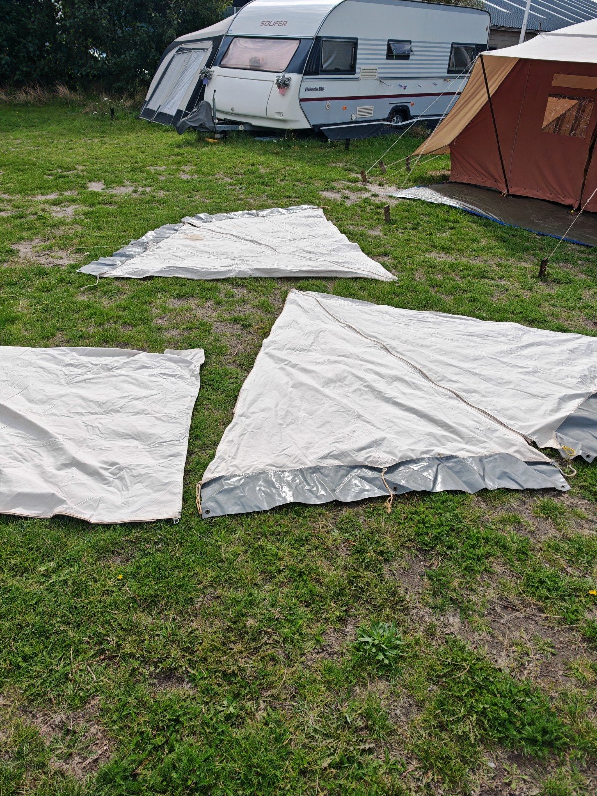 De Waard Albatros tent dakluifel en zijluifels, Caravans en Kamperen, Ophalen, Gebruikt
