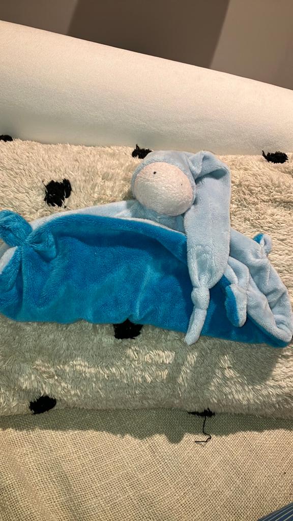 Difrax softdoek blauw tuttel spook, Ophalen of Verzenden, Blauw, Overige typen, Wasbaar