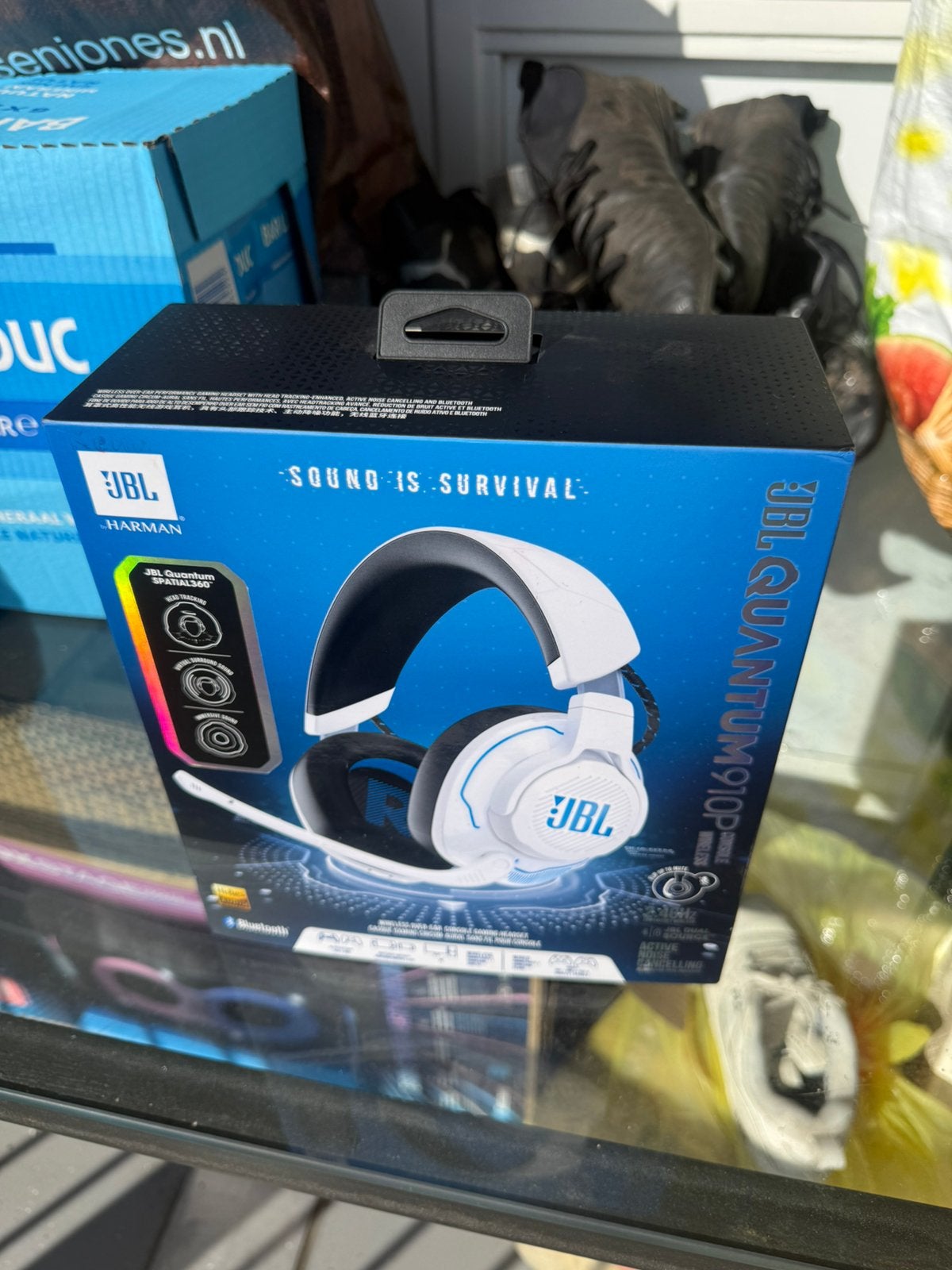 JBL quantum 910P White, Computers en Software, Headsets, Ophalen, Nieuw