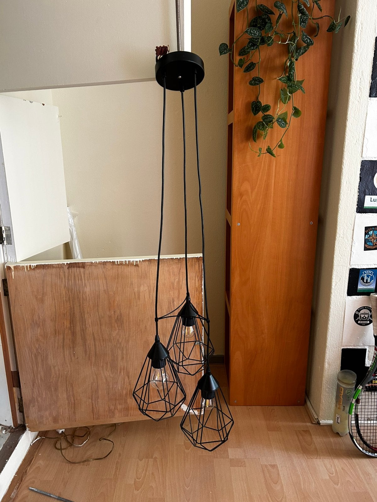Eglo Tarbes hanglamp - 3-lichts - Zwart, Huis en Inrichting, Lampen | Hanglampen, Ophalen of Verzenden, Zo goed als nieuw