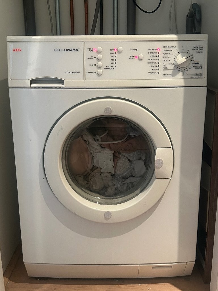 Gratis Wasmachine, Witgoed en Apparatuur, Ophalen, 1200 tot 1600 toeren, Gebruikt, Wolwasprogramma