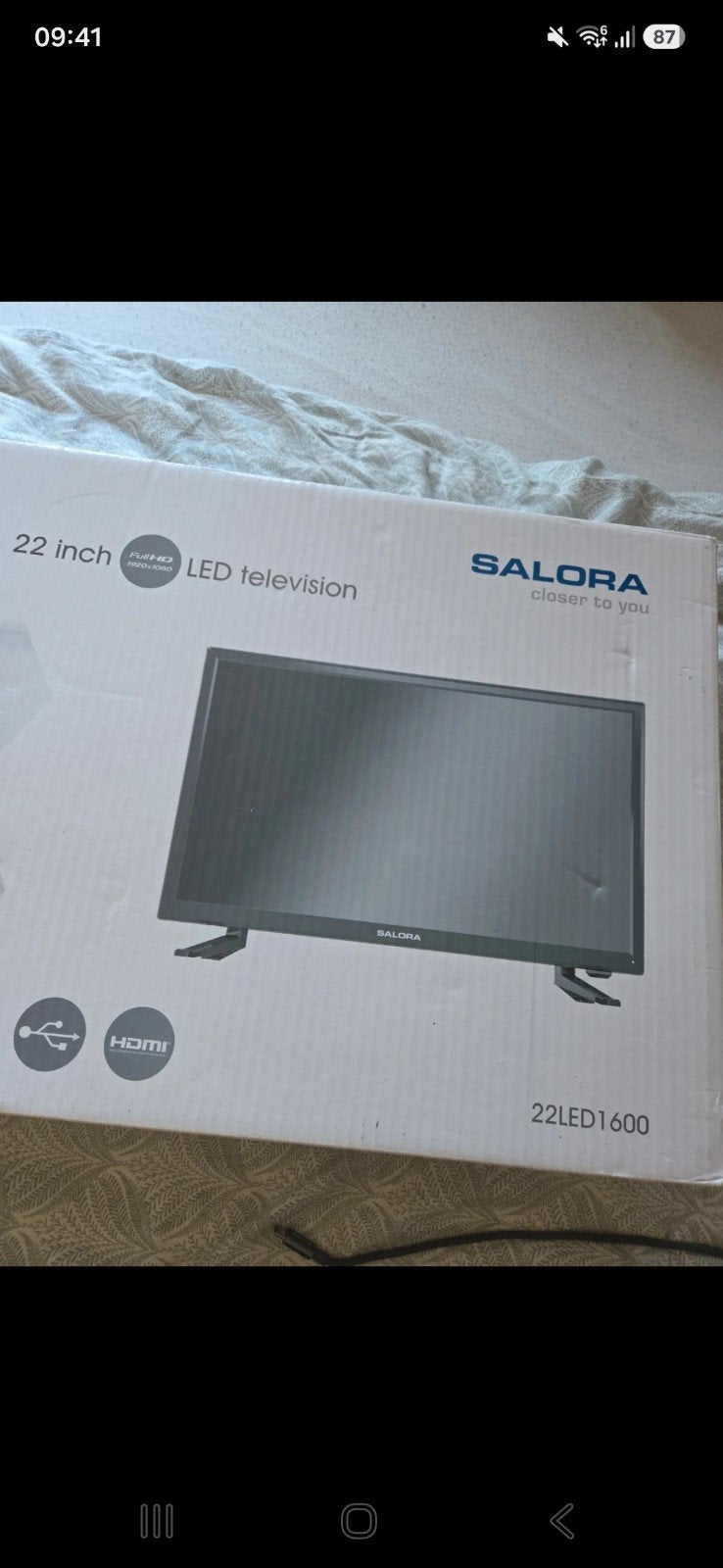 Salora 22 inch Full HD LED televisie (22LED1600), Overige merken, LED, 50 Hz, Ophalen of Verzenden