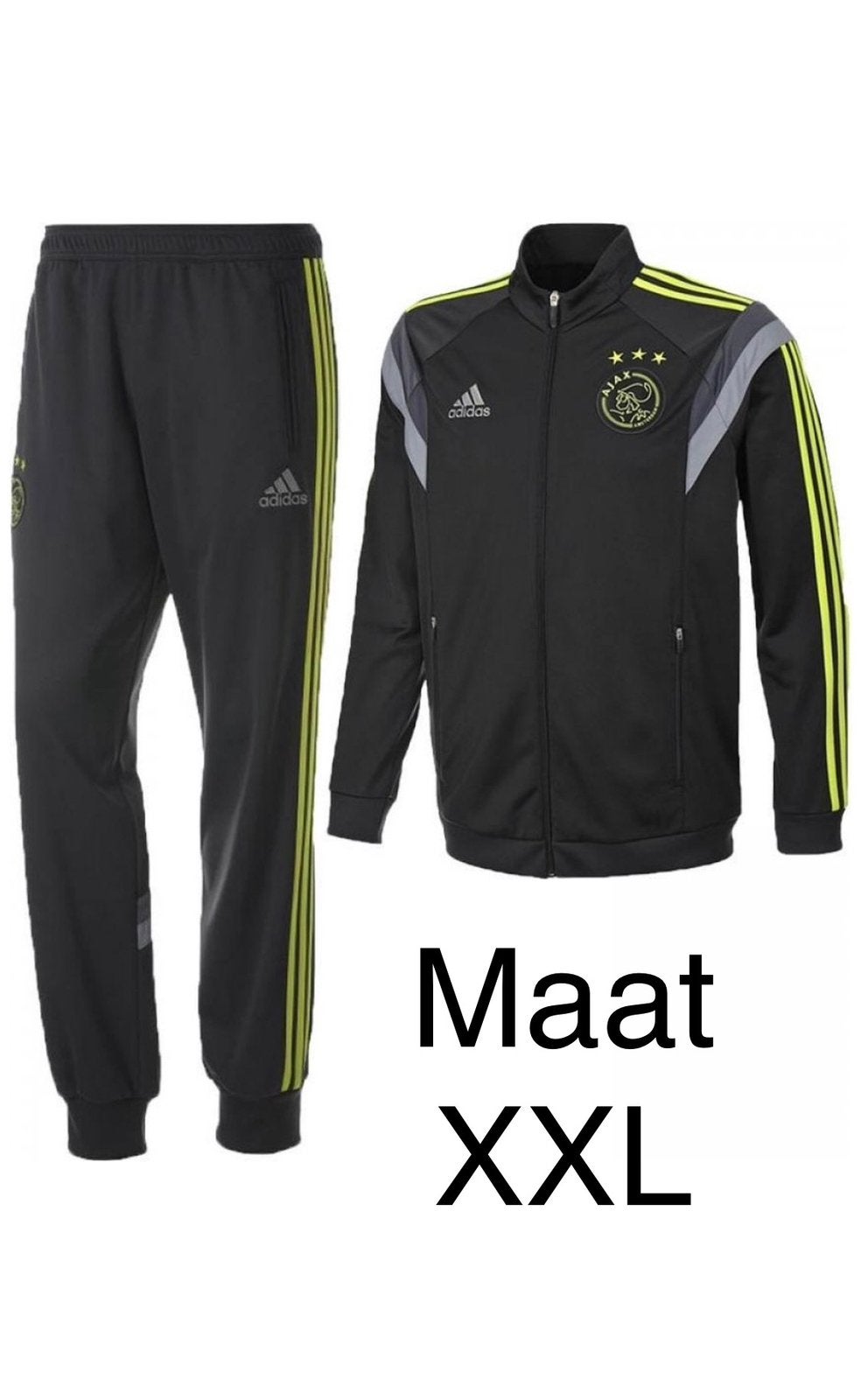 Ajax trainingspak maat 2XL, Ophalen of Verzenden, Zo goed als nieuw, Grijs, Voetbal