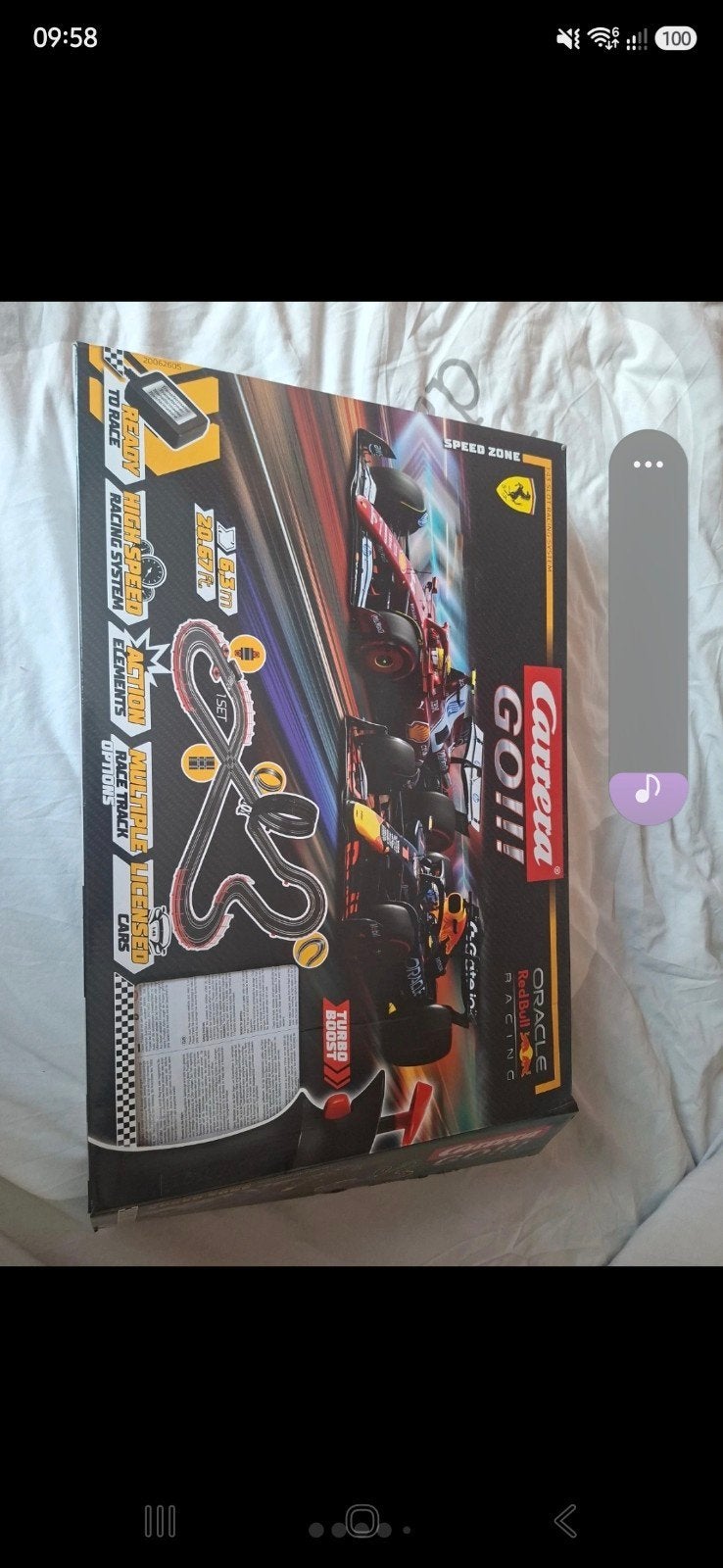 Carrera Go!!! Racebaan Speed Zone F1 met 2 auto's, Ophalen, Racebaan, Carrera, Zo goed als nieuw
