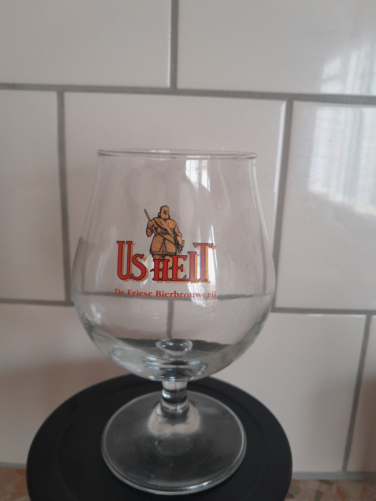 Us Heit Bierglas - De Friese Bierbrouwerij, Ophalen, Zo goed als nieuw, Glas of Glazen, Overige merken