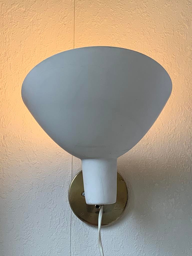 Vintage Design ARTELUCE VISOR wandlamp Vittoriano Vigano ‘50, Ophalen of Verzenden, Zo goed als nieuw, Overige materialen