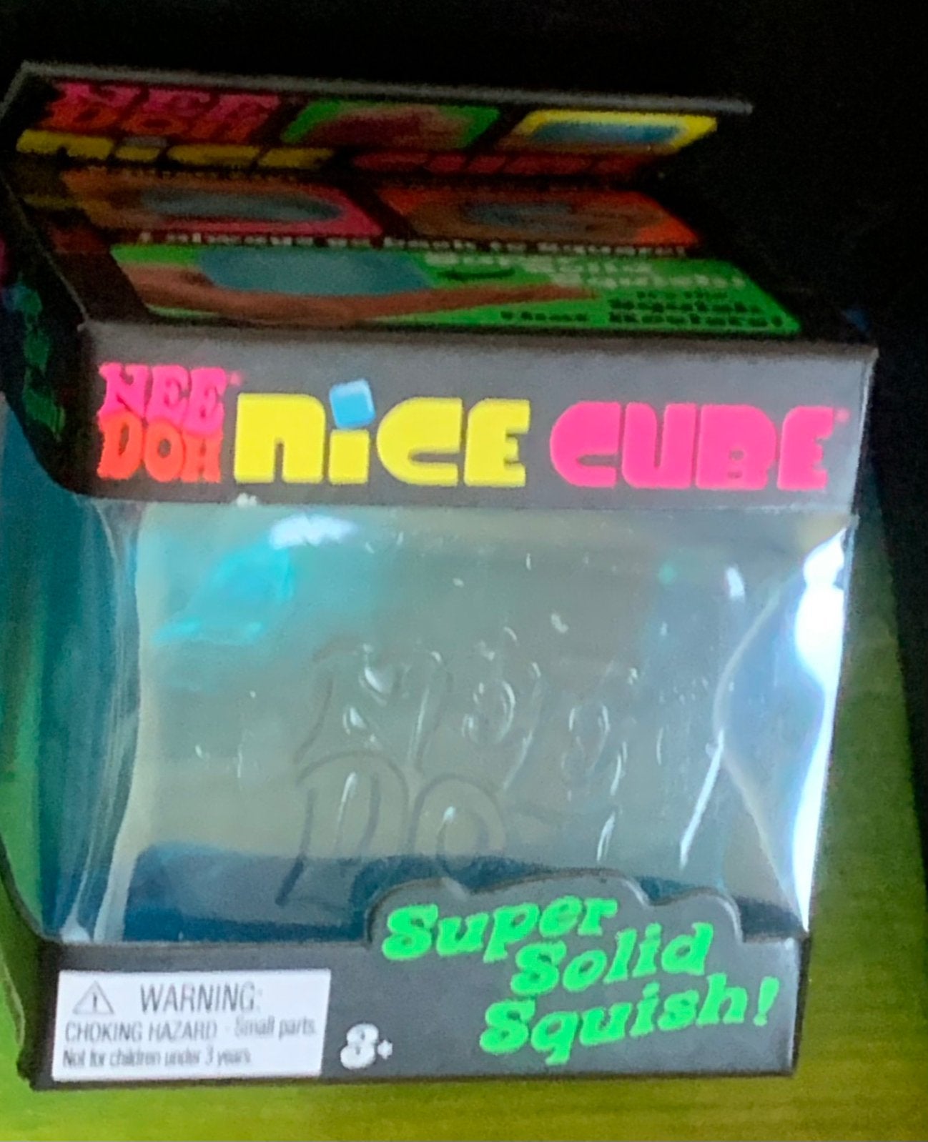 NeeDoh Nice Cube - Super Solid Squish! - Blauw, Kinderen en Baby's, Speelgoed | Overig, Verzenden, Nieuw, Jongen of Meisje