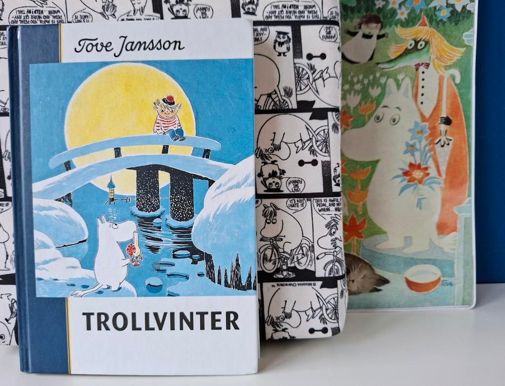The Moomins/Trollvinter fietskussentje placemat/Tove Jansson, Ophalen of Verzenden, Overige figuren, Gebruikt, Gebruiksvoorwerp
