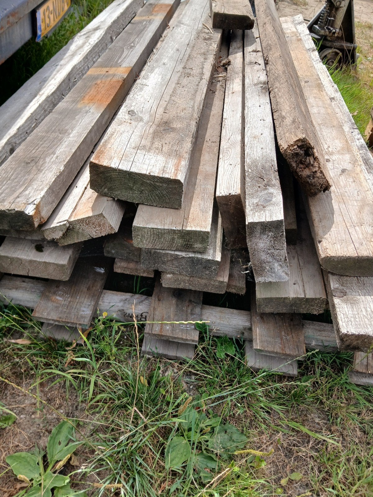 houten balken gordingen, Ophalen, Gebruikt, 180 tot 250 cm, Balken