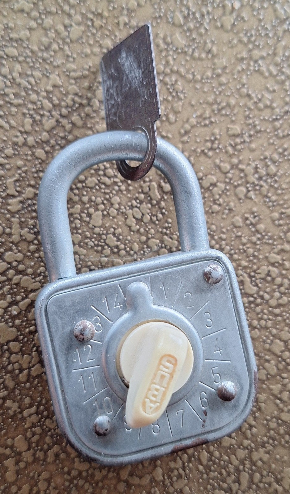 Vintage ABUS Sesam hangslot nr. 77 - 40 mm, Doe-het-zelf en Verbouw, Ophalen of Verzenden