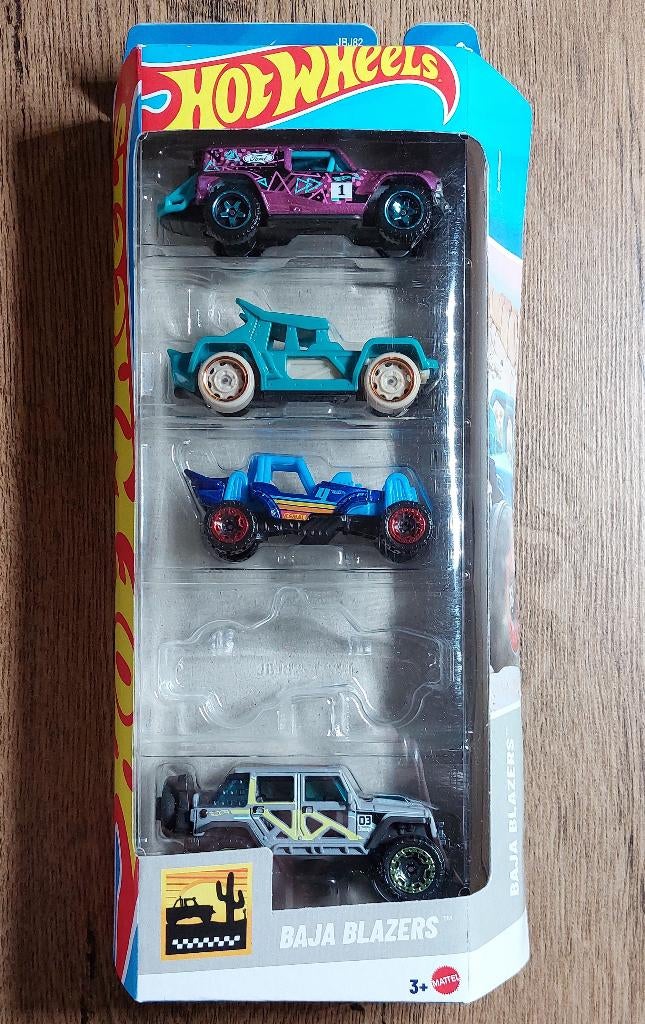 Hot Wheels 5-pack NIET COMPLEET (6) 1/64, Ophalen of Verzenden, Nieuw, Auto